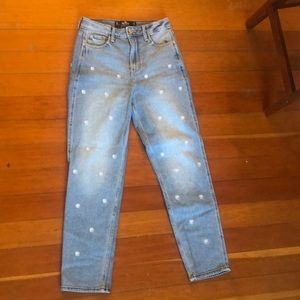 Hollister Size 1 Ultra High Rise Mom Jeans